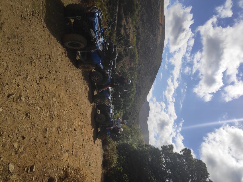 Georgioupolis Quad ATV Safari - Into the hills: dirt roads, gorges, and White Mountain views