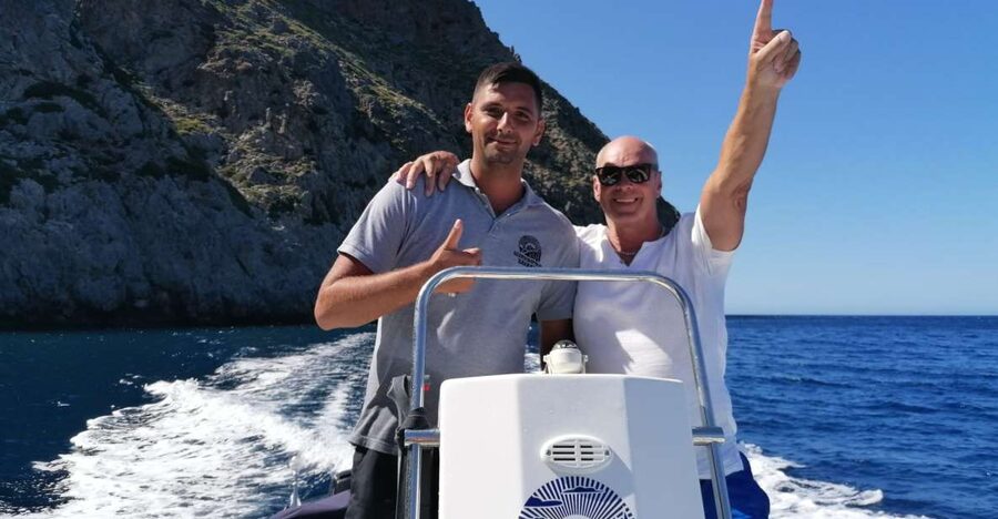 Georgioupolis: Rent a Boat Safari Sea Tour - Exploring the caves and lighthouse