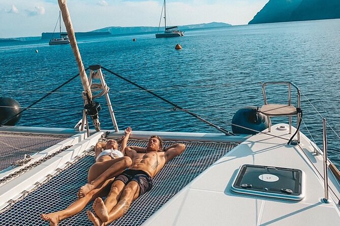 Half Day Premium Catamaran Cruise in Santorini including Oia - Crew service is a major strength