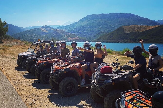 Half-Day Rethymno Quad Safari - The final viewpoint looks over Rethymno