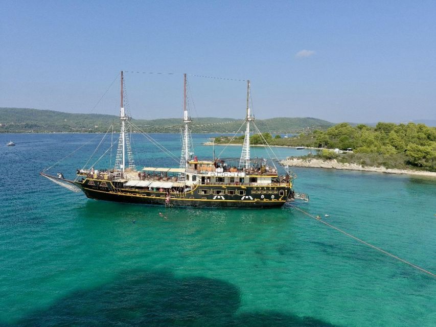 Halkidiki: Blue Lagoon Cruise on a Pirate's Boat - Swimming at the Blue Lagoon