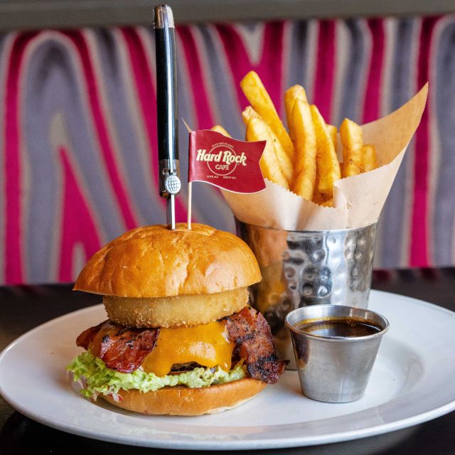 Hard Rock Cafe Athens with Set Menu for Lunch or Dinner - Entering the atrium and taking in the displays