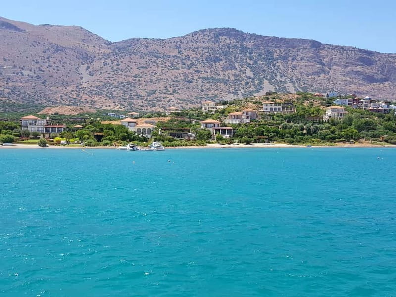 Heraklion Areas : Elounda Boat Trip -The Authentic - Spinalonga from the water