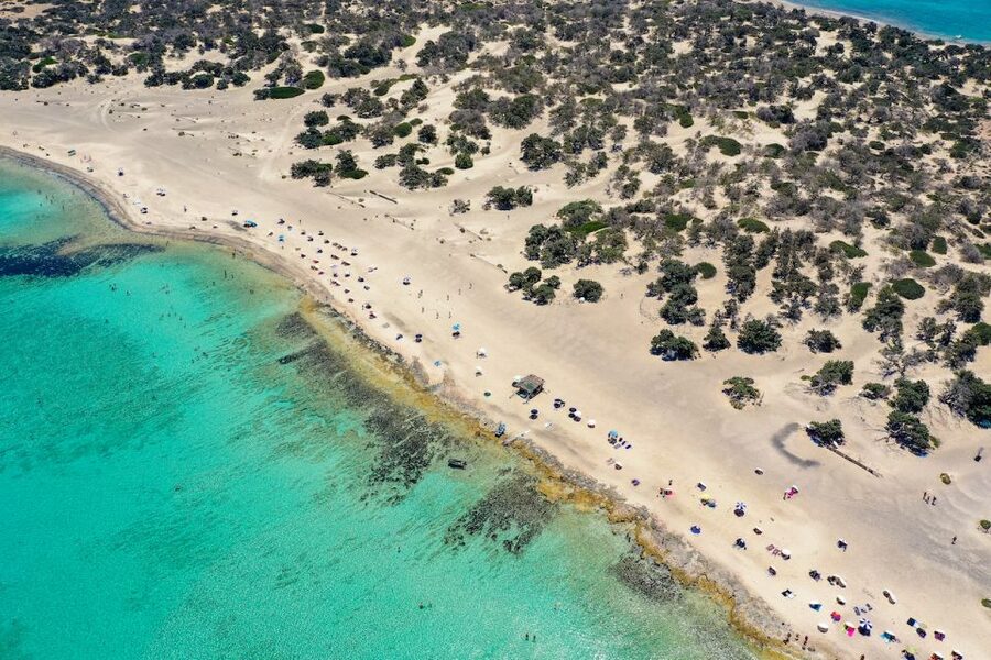 Heraklion:Cruise to Chrissi island natural park with pick up - What lunch on the boat is really like
