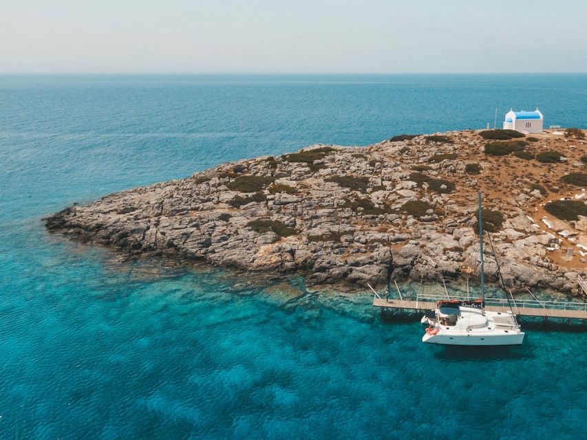 Heraklion: Dia Island Catamaran Cruise with Dinner and Wine - How the $120 Price Works
