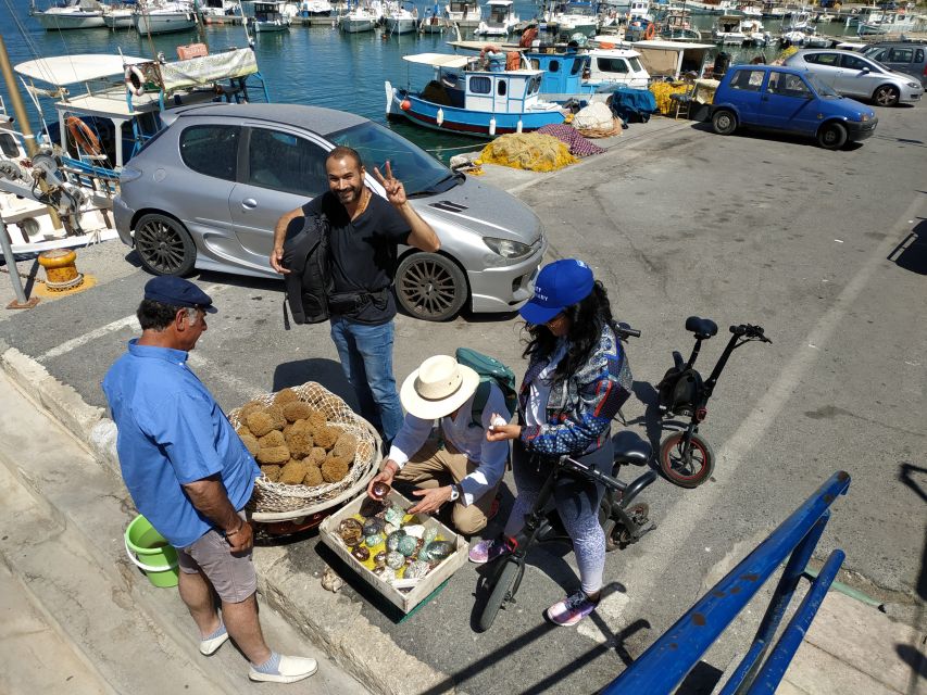 Heraklion: Ecobike Sightseeing Tour with Greek Meze - Central Market brings you closer to local life