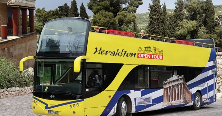 Heraklion: Hop-on Hop-off Open Top Bus Sightseeing Tour - Timing, frequency, and how to use two days