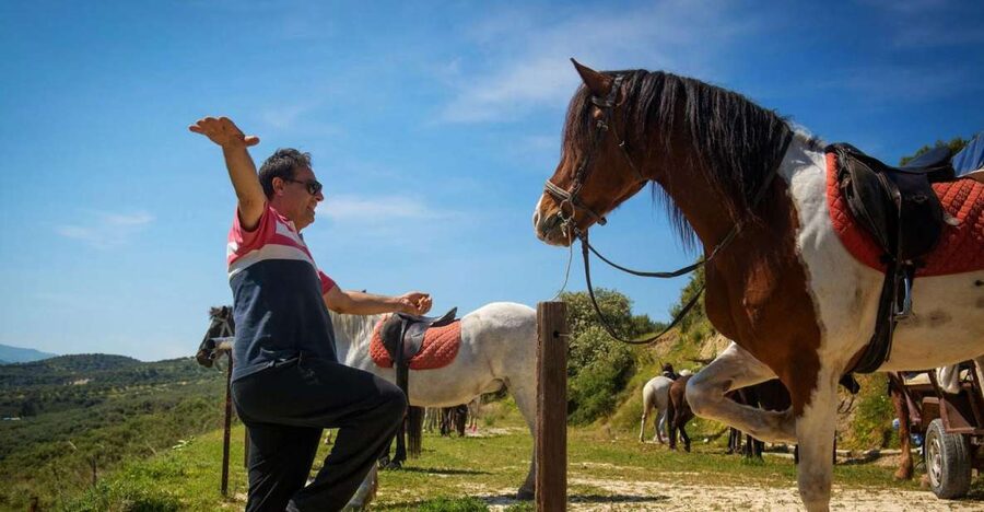 Heraklion: Horseriding Day Tour with Lunch and Transfer - The 50-minute climb to the Finikia viewpoint