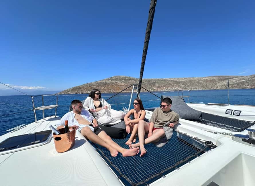 Heraklion Luxury Catamaran Dia Isla -Gourmet Lunch Top Rated - Should you book EOS Yachts?