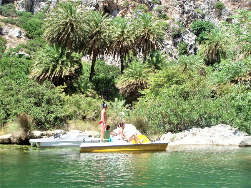 Heraklion: Preveli By Boat, Damnoni & Kourtaliotiko Springs - The boat ride to Preveli Palm Beach