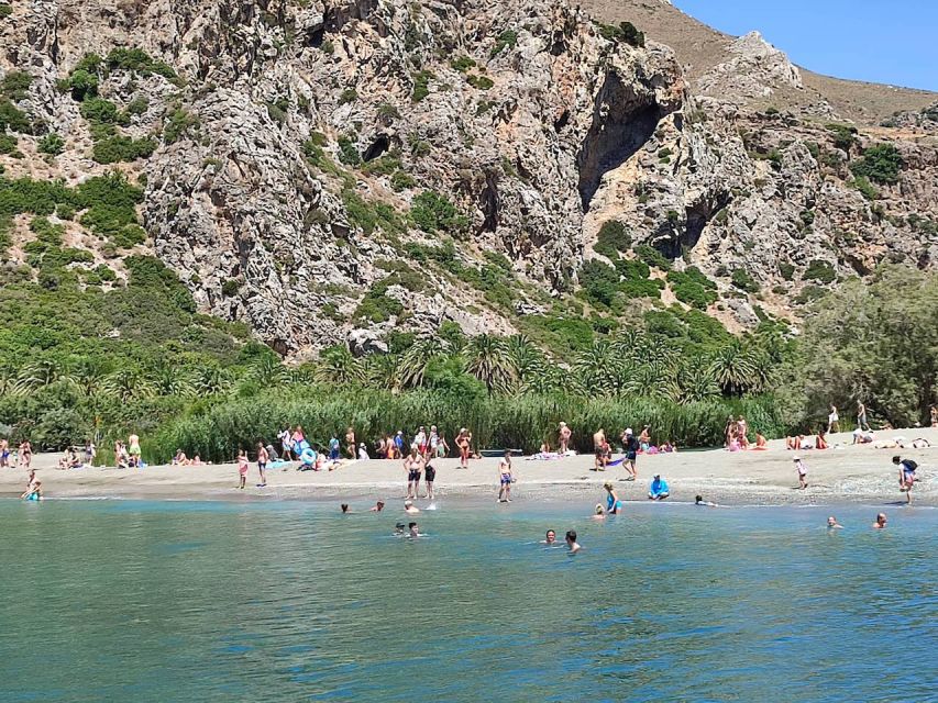 Heraklion: Preveli By Boat, Damnoni & Kourtaliotiko Springs - What the $58 price really includes