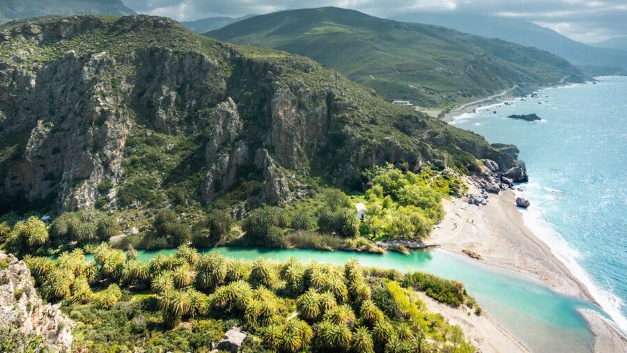 Heraklion: Preveli By Boat, Damnoni & Kourtaliotiko Springs - Kourtaliotiko Gorge Springs: a cool start