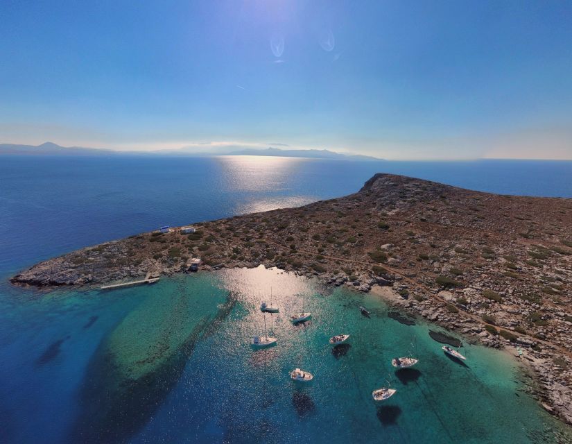 Heraklion: Sailboat Cruise to Dia Island with Drinks & Lunch - Arriving at Dia and the Gulf of Saint George