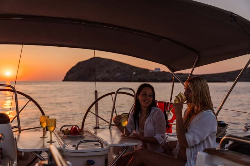 Heraklion: Sunset Sailing Cruise Dia Island with Snorkeling - Leaving Heraklion for Dia Island
