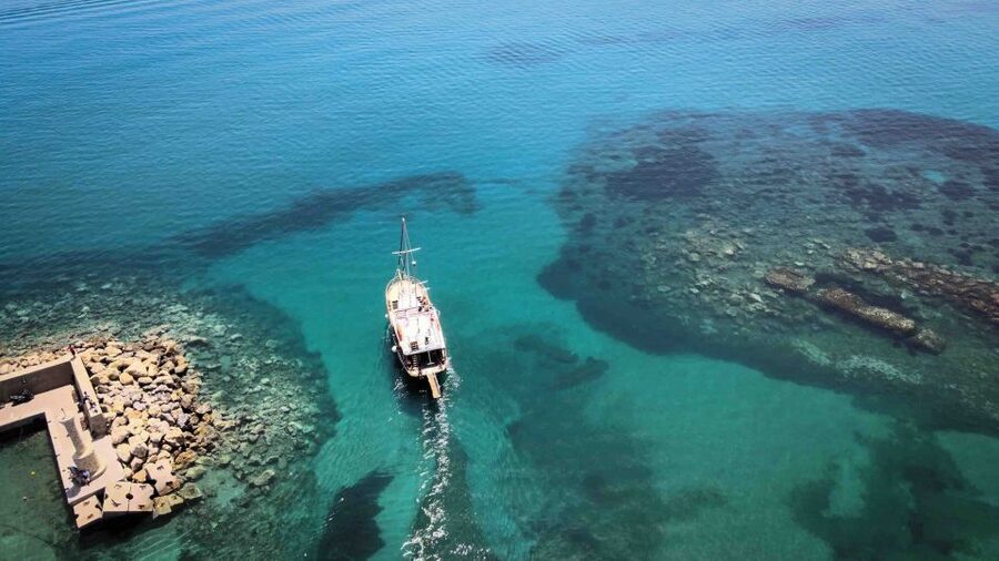 Hersonisos: Boat Cruise with Swim Stops and Lunch - What the four-hour schedule feels like