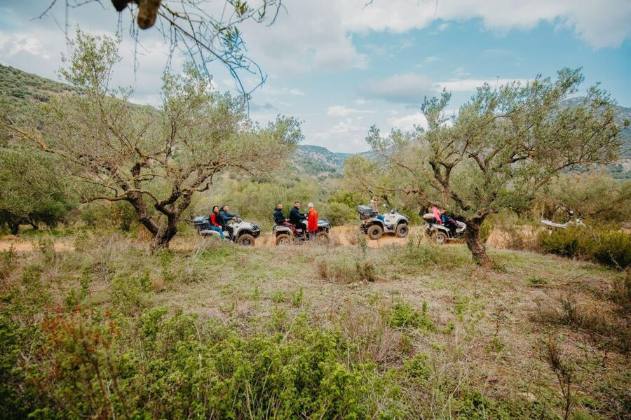 Hersonissos: ATV Quad Bike Safari in the Mountains of Crete - Askous and the view toward Lyttos and Kasteli