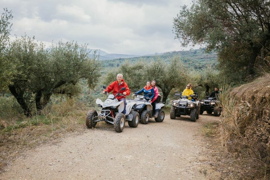 Hersonissos: ATV Quad Bike Safari in the Mountains of Crete - Olive groves, gardens, and the riverbed