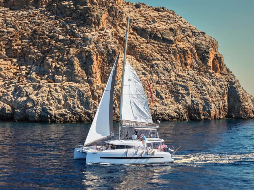 Hersonissos: Catamaran Sailing Trip to Dia Island with Lunch - Key points to know before booking