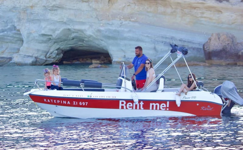 Hersonissos: Rent a Boat - No License Needed - Why driving yourself changes the outing