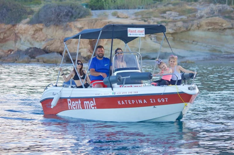 Hersonissos: Rent a Boat - No License Needed - Leaving Hersonissos port