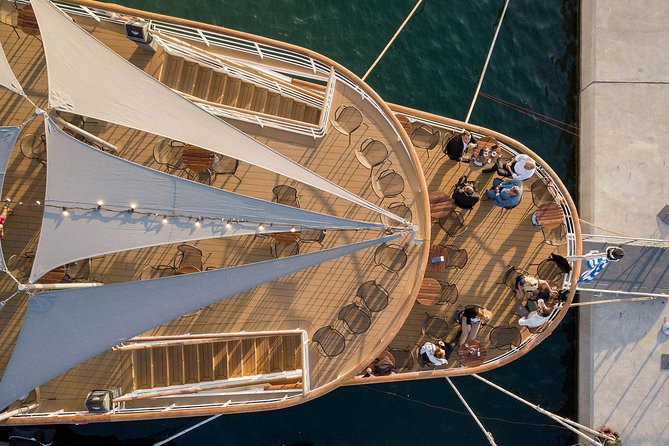 Hydra-Poros-Aegina Islands One Day Cruise With Live Music Dancing & Buffet Lunch - Crowds, seating, and the ship itself