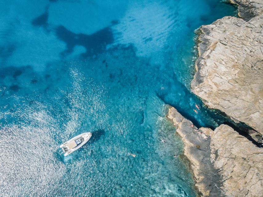 Ios: 4-Hour Cruise of the Best Beaches - Leaving Mylopotas on the speedboat
