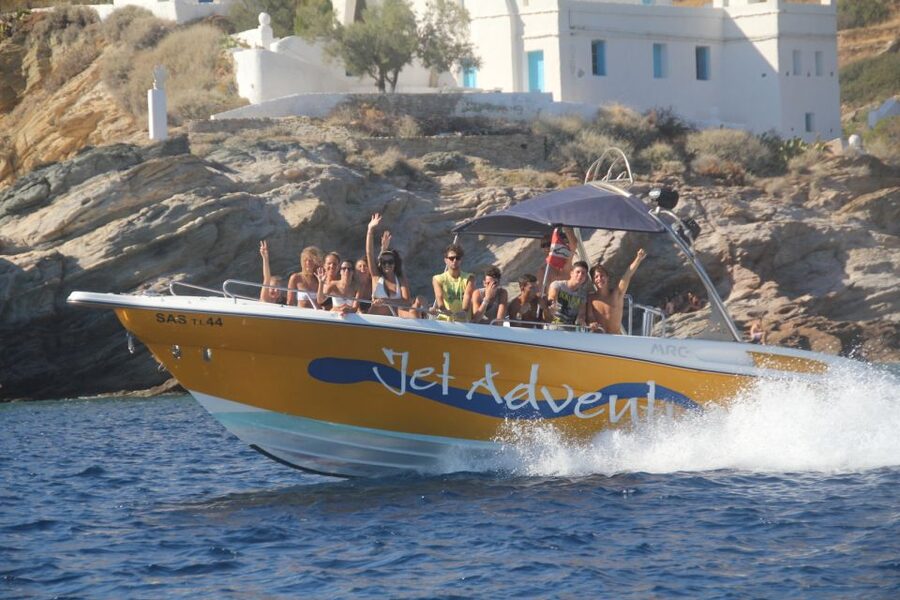 Ios Island: Speedboat Cruise from Mylopotas Beach - Papas and Plakes: the quieter side of Ios