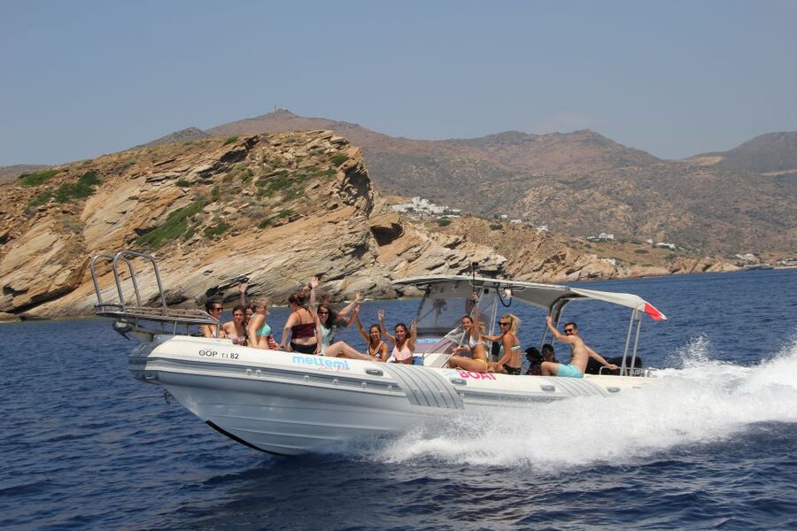Ios Island: Speedboat Cruise from Mylopotas Beach - Starting at Mylopotas Beach