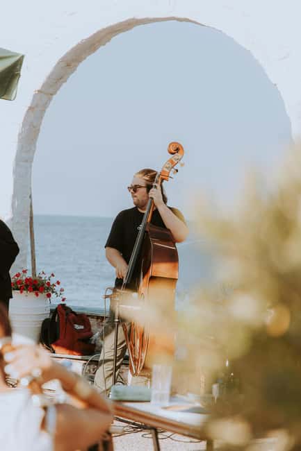 Jazz in the Heart of Corfu: Seaside Sessions at the Marina - The harbor setting at sunset
