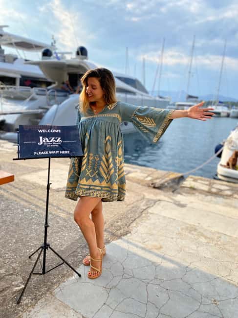 Jazz in the Heart of Corfu: Seaside Sessions at the Marina - Arriving at Marina Benitses from Corfu Town