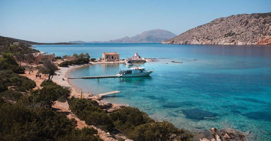 Kamiros Skala : Marine Life Experience & Alimia Island - Leaving Rhodes for Makri Islet