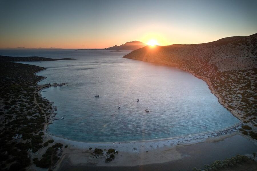 Kamiros Skala : Marine Life Experience & Alimia Island - The return cruise and final dolphin search