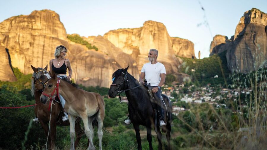 Kastraki: Meteora Sunset Horseback Riding - The sunset portion is the main event
