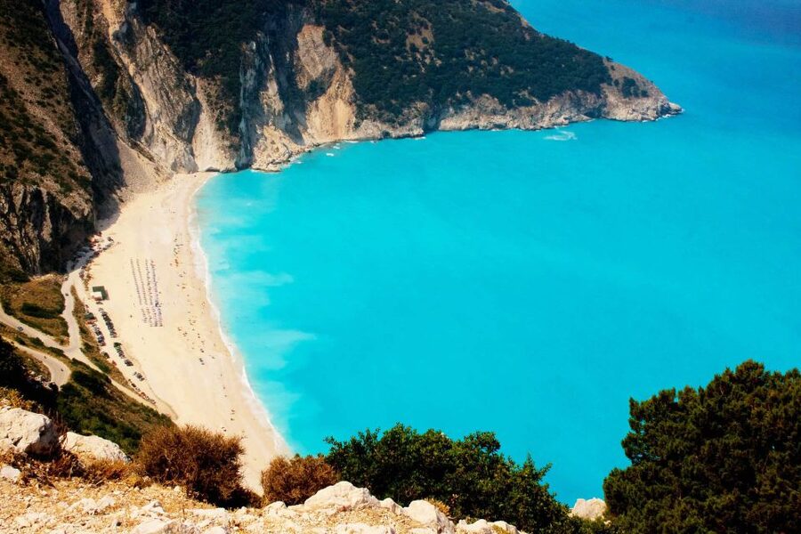 Kefalonia: Assos and Fiscardo Guided Tour - Myrtos Beach from the viewing point