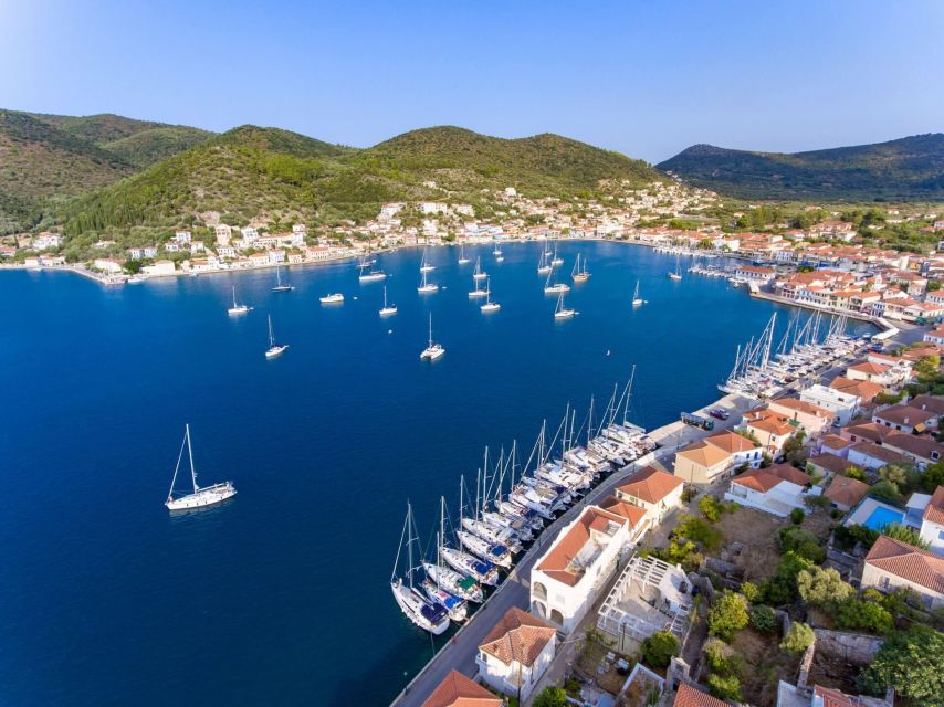 Kefalonia: Ithaca Cruise from Poros Port with Swim Stops - Vathi: Ithaca’s capital in 90 minutes