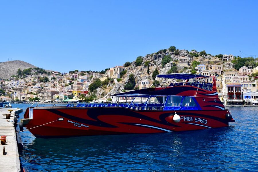 Kiotari, Lardos, Pefkos, & Lindos: Speedboat to Symi Island - Eating on Symi: try the baby shrimp