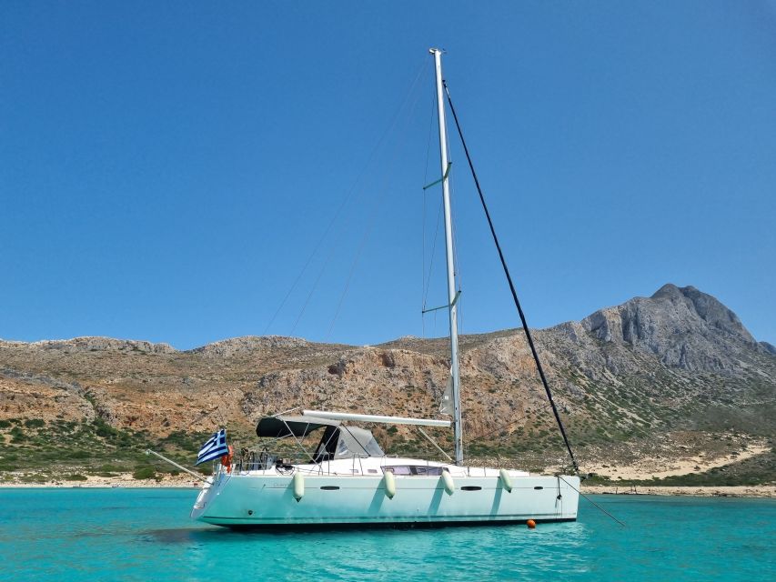 Kissamos: Balos and Gramvousa Private Sailing Trip with Meal - The short hop to Gramvousa Island