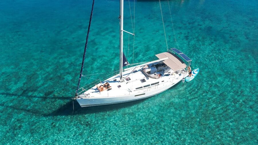 Kolimvari: Sailing Cruise with Meal & Water Activities - The first hour, sailing Chania’s north coast