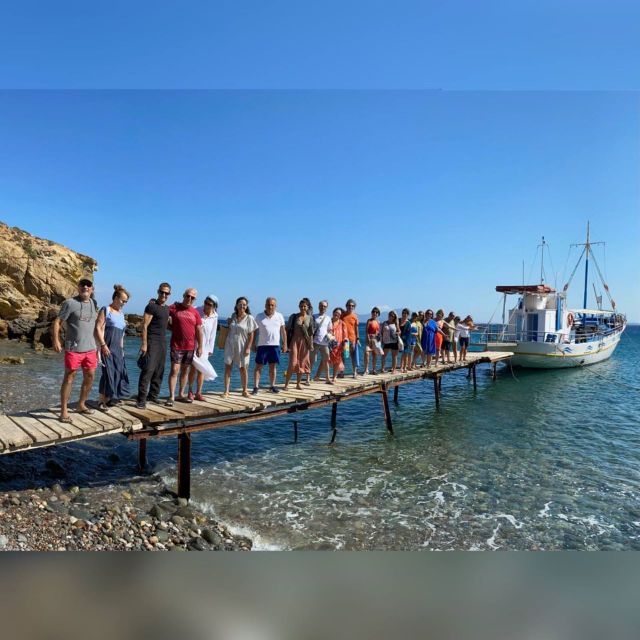 Kos: Kefalos Bay Boat Cruise with Fishing, Swimming, & Meal - Setting out from Kefalos port