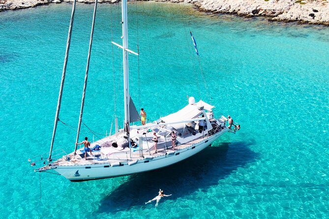 Kos: Small Group Full-Day Sailing with Meal, Drinks, & Swim - Key points at a glance
