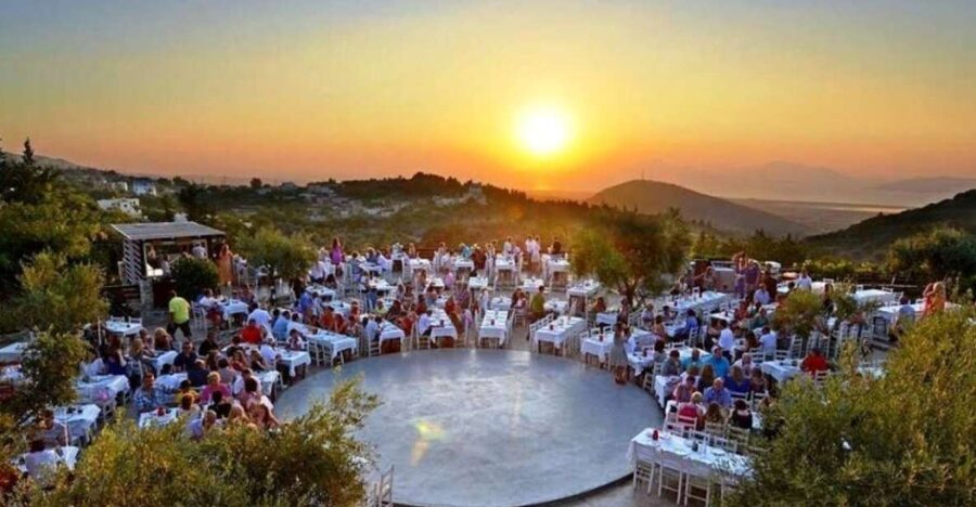 Kos: Tavern Dinner Experience with Greek Dancing and Wine - A Greek night outside Zia