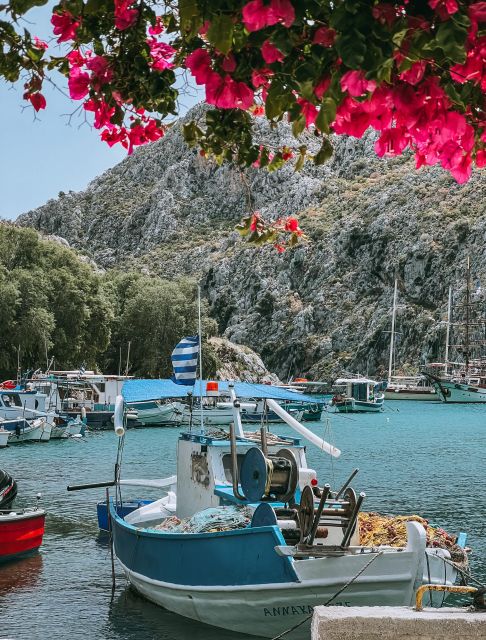 Kos Town: Kalymnos & Pserimos Day Cruise & Optional Transfer - Vathy and Rina: a fishing village at the end of a fiord