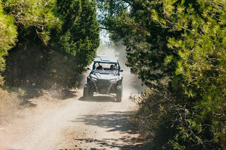 Kremasti: Rhodes 4x4 Buggy Off-Road Tour - The first trails: dust, rocks, and a useful change of pace