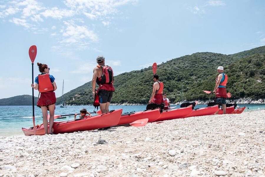 Lefkada: Blue Cave Kayak Tour with a Taste of Greece - Quick takeaways from the coast