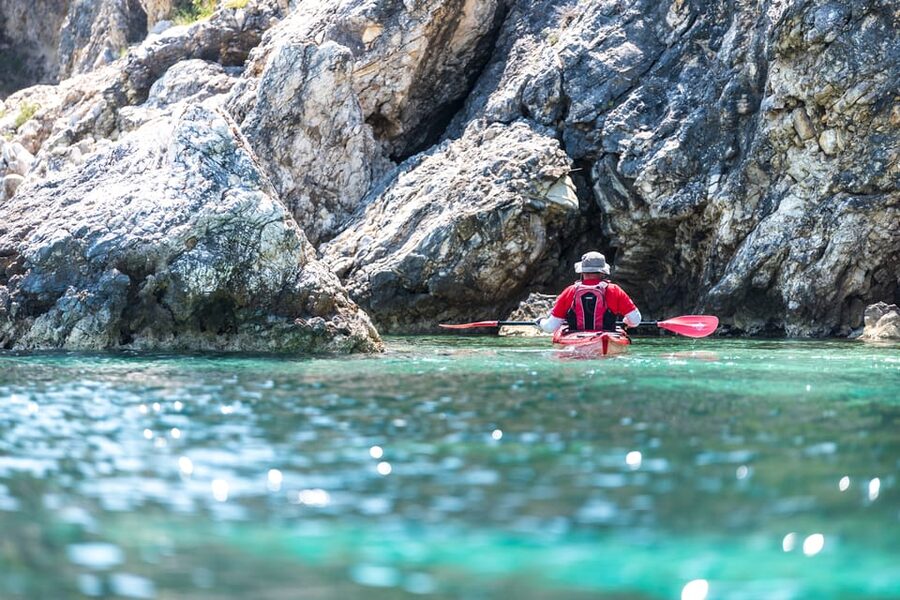 Lefkada: Blue Cave Kayak Tour with a Taste of Greece - What to bring for a better outing