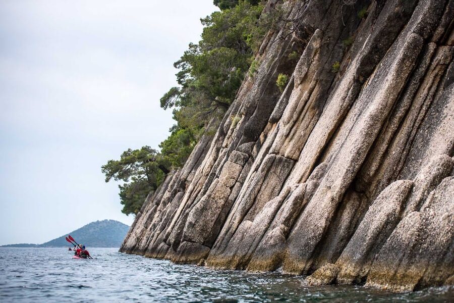 Lefkada: Blue Cave Kayak Tour with a Taste of Greece - Starting at Mikros Gialos Beach