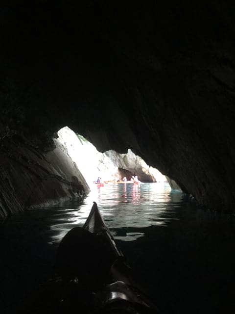 Lefkada: Blue Cave Kayak Tour with a Taste of Greece - Peristera and the quiet beach stop