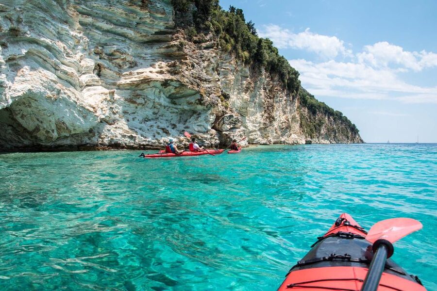 Lefkada: Full Day Sea Kayaking Tour - The best parts of the day at a glance
