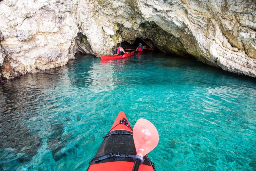 Lefkada: Full Day Sea Kayaking Tour - Meganisi and the quiet side of the archipelago