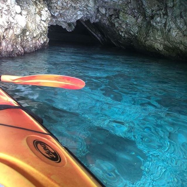 Lefkada: Hidden Blue Cave Kayak Trip with Lunch & Fruits - Guides Who Keep the Day Friendly and Safe
